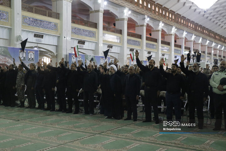 مراسم بزرگداشت شهدای اقتدار ایران در تبریز