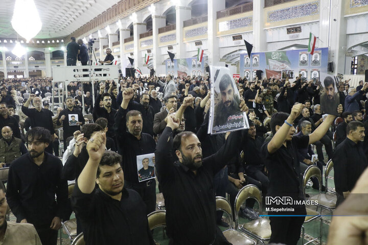 مراسم بزرگداشت شهدای اقتدار ایران در تبریز