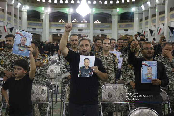 مراسم بزرگداشت شهدای اقتدار ایران در تبریز