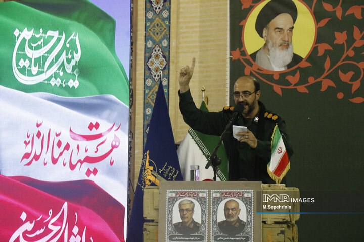 مراسم بزرگداشت شهدای اقتدار ایران در تبریز