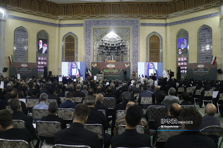 مراسم بزرگداشت شهدای اقتدار ایران در تبریز