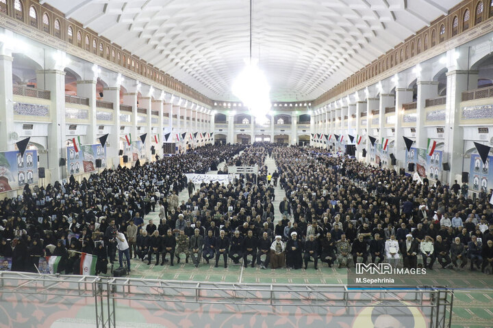 مراسم بزرگداشت شهدای اقتدار ایران در تبریز