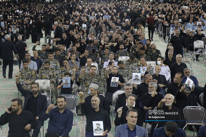 مراسم بزرگداشت شهدای اقتدار ایران در تبریز