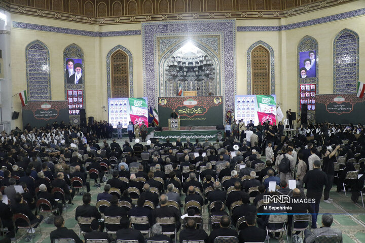 مراسم بزرگداشت شهدای اقتدار ایران در تبریز