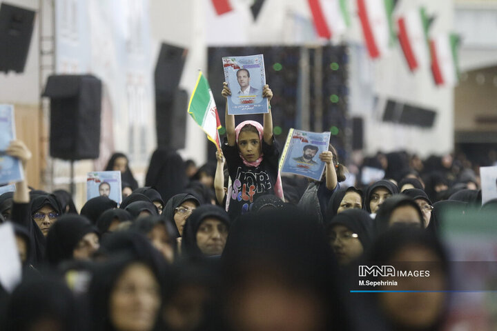 مراسم بزرگداشت شهدای اقتدار ایران در تبریز