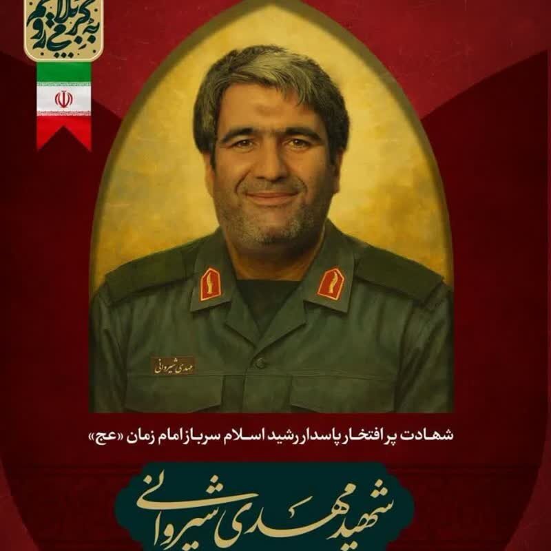مهدی شیروانی، شهید بود