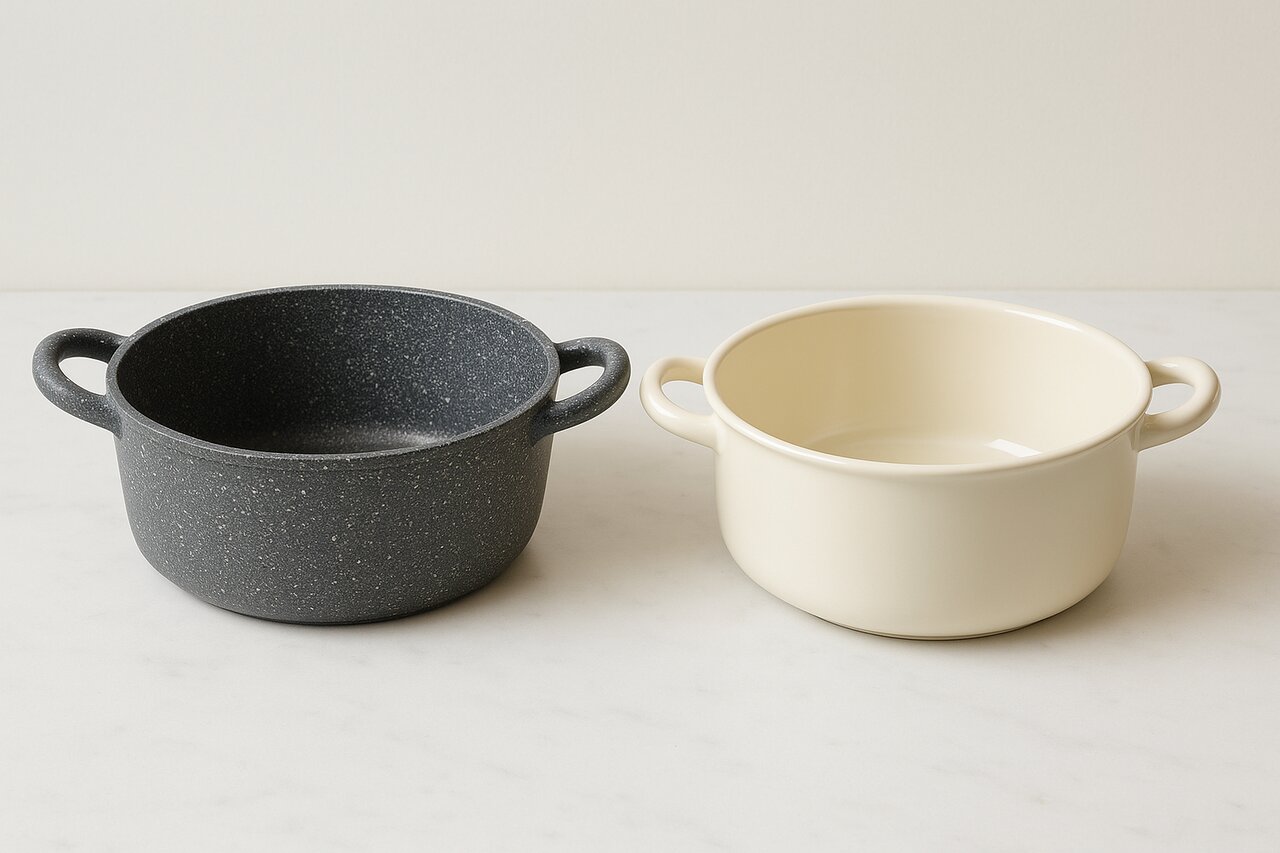 قابلمه گرانیتی بهتره یا سرامیکی؟ انتخاب بهترین قابلمه