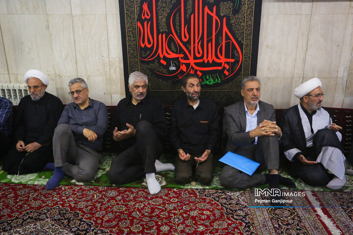 سومین روز عزاداری دهه دوم محرم در دفتر امام جمعه اصفهان