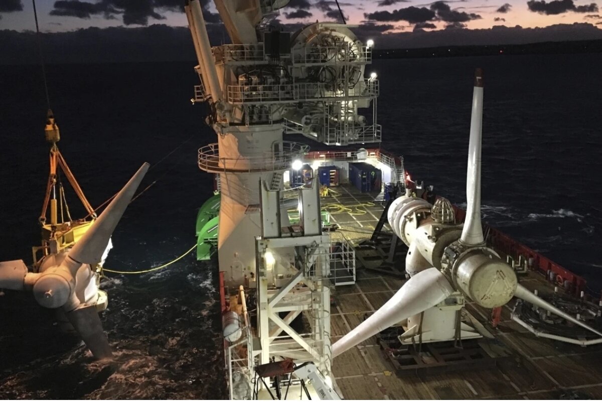 تولید برق پاک با شاهکار مهندسی زیر آب