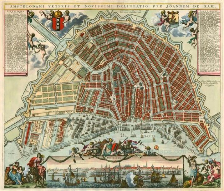 طراحی شهری هوشمندانه آمستردام؛ از خانه‌های کج تا کانال‌ها