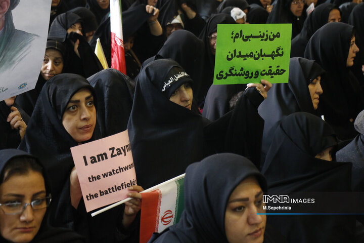 اجتماع عظیم زینبیون در تبریز