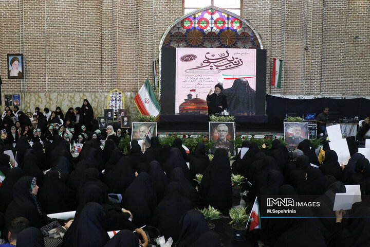 اجتماع عظیم زینبیون در تبریز