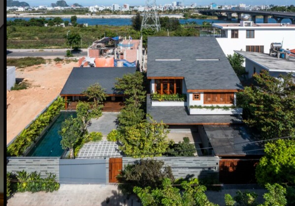 معماری مارپیچی برای حفظ آرامش و حریم خصوصی در شلوغی شهر ویتنامی