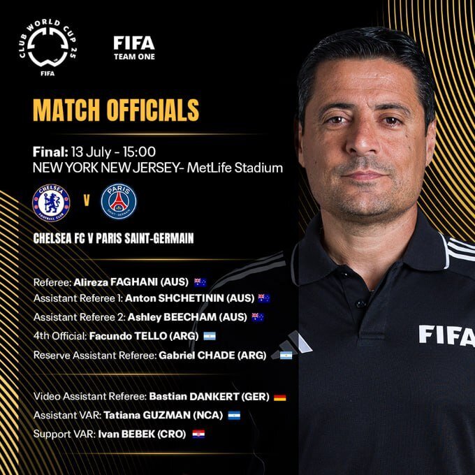 علیرضا فغانی داور فینال جام باشگاههای جهان شد + عکس