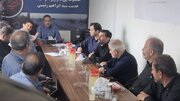 برگزاری جلسه کمیسیون عمران شورای شهر اصفهان در محل پروژه بزرگراه آیت‌الله رئیسی