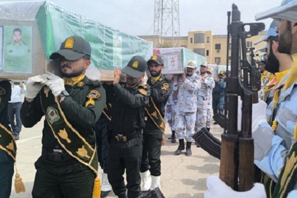 بدرقه‌ سه شهید فراجا در چابهار