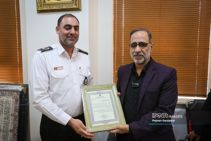 تکریم و معارفه مدیرعامل سازمان آتش‌نشانی و خدمات ایمنی شهرداری اصفهان