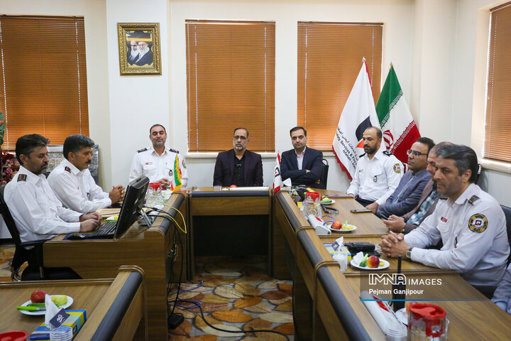 تکریم و معارفه مدیرعامل سازمان آتش‌نشانی و خدمات ایمنی شهرداری اصفهان