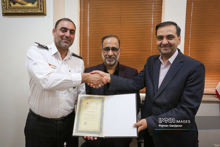 تکریم و معارفه مدیرعامل سازمان آتش‌نشانی و خدمات ایمنی شهرداری اصفهان