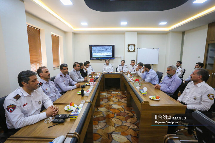 تکریم و معارفه مدیرعامل سازمان آتش‌نشانی و خدمات ایمنی شهرداری اصفهان