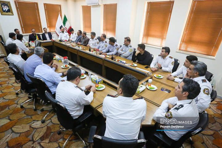 تکریم و معارفه مدیرعامل سازمان آتش‌نشانی و خدمات ایمنی شهرداری اصفهان