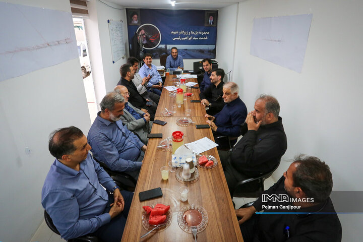 بازدید اعضای کمیسیون عمران شورای شهر اصفهان از مجموعه پروژه‌ شهید آیت‌الله رئیسی