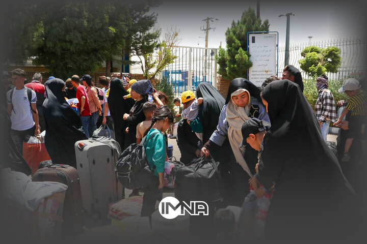موکب پذیرایی از اتباع در حال انتقال غیر مجاز در اصفهان