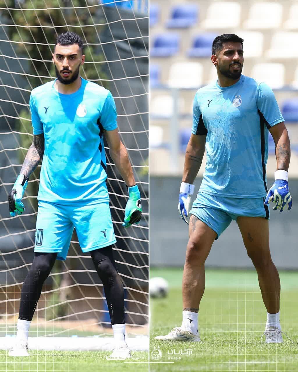 لبخند رضایت نویدکیا در باغ فردوس/ جای خالی حسینی در تمرین استقلال؟