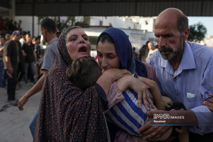 کشتار کودکان فلسطینی در نزدیکی محل توزیع آب