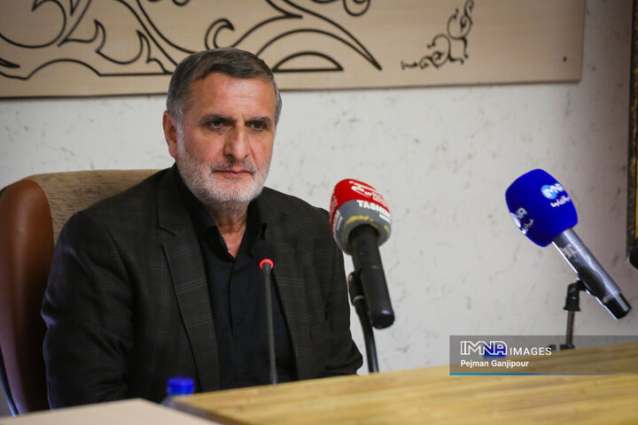 نشست خبری رئیس دفتر نظارت و بازرسی شورای نگهبان در استان اصفهان