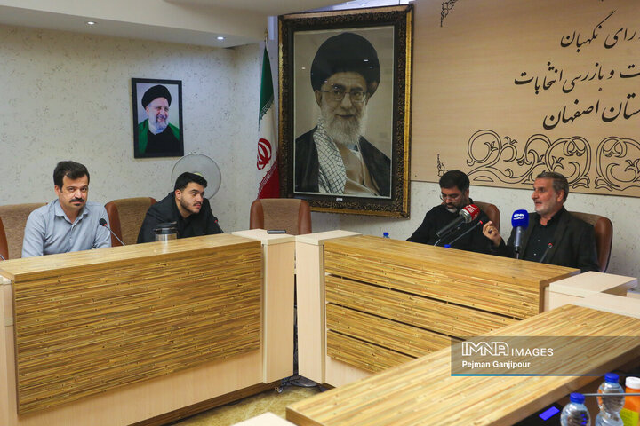 نشست خبری رئیس دفتر نظارت و بازرسی شورای نگهبان در استان اصفهان