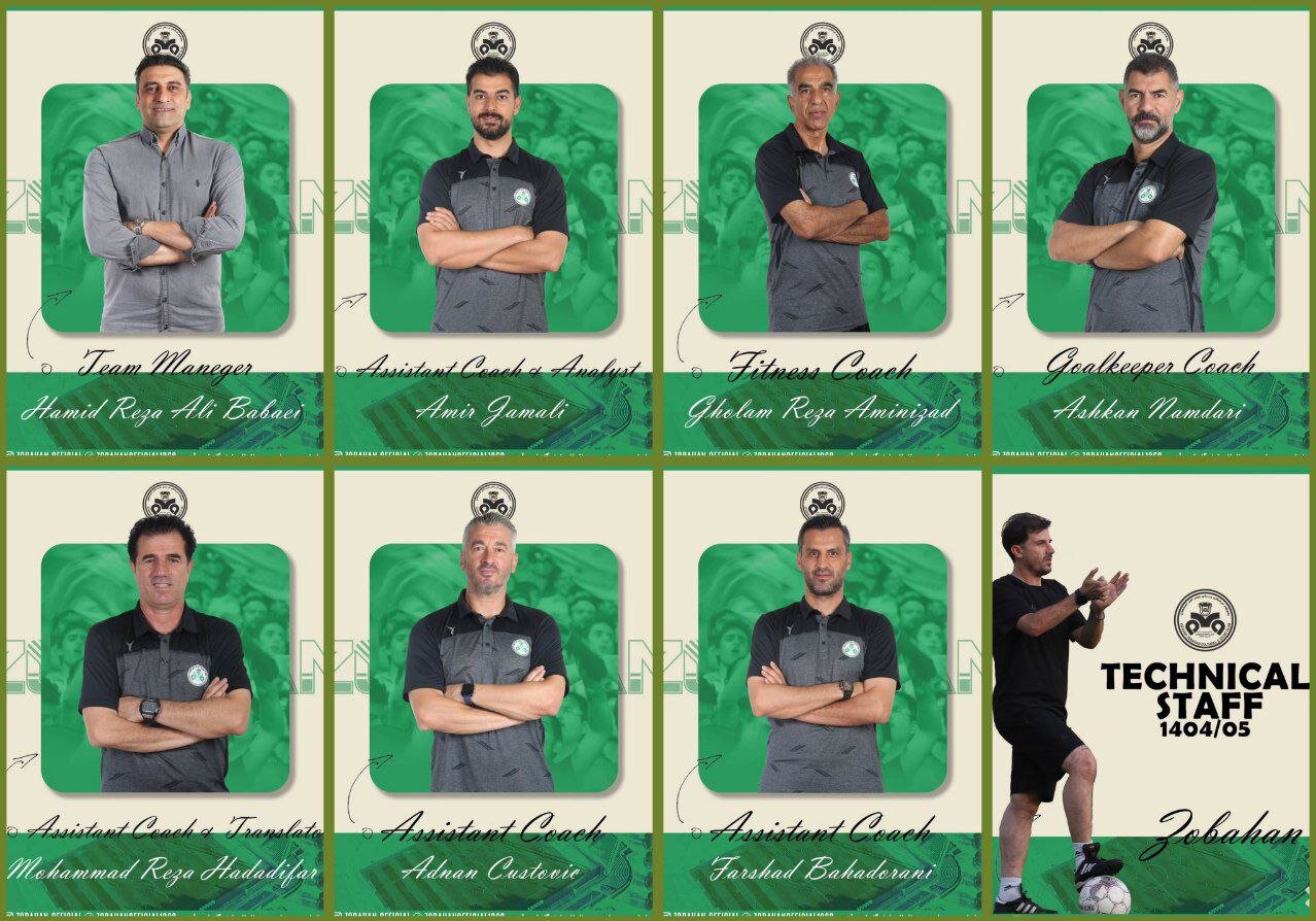 کادر مدیریتی و فنی تیم فوتبال ذوبآهن مشخص شد + عکس