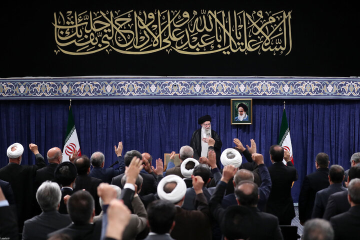 دیدار مسئولان قوه قضائیه با رهبر انقلاب