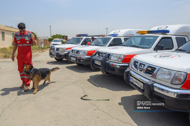 سگ‌های جست‌وجو و نجات جمعیت هلال احمر