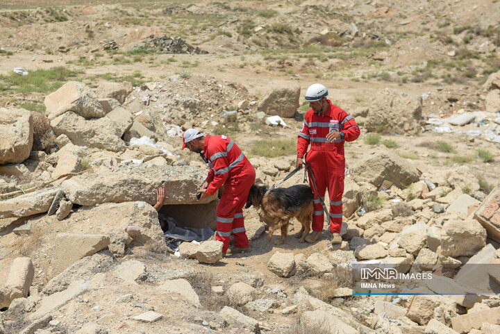 سگ‌های جست‌وجو و نجات جمعیت هلال احمر