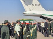 مراسم استقبال از پیکر سردار شهید غیب‌پرور