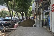 پیشرفت ۶۵ درصدی پیاده‌روسازی خیابان لاله برای بهبود کیفیت معابر شهری