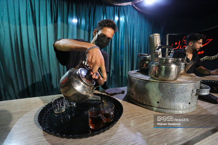 عزاداری دهه دوم محرم در هیئت صاحب‌اللواء