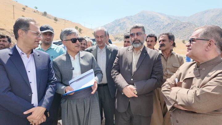 مسیر دسترسی سنندج به پالنگان ۵۵ کیلومتر کاهش می‌یابد