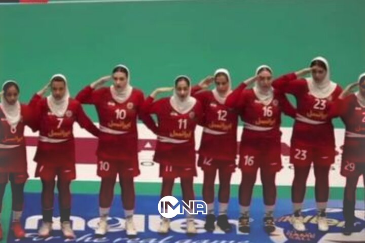 سلام نظامی دختران نوجوان هندبال ایران