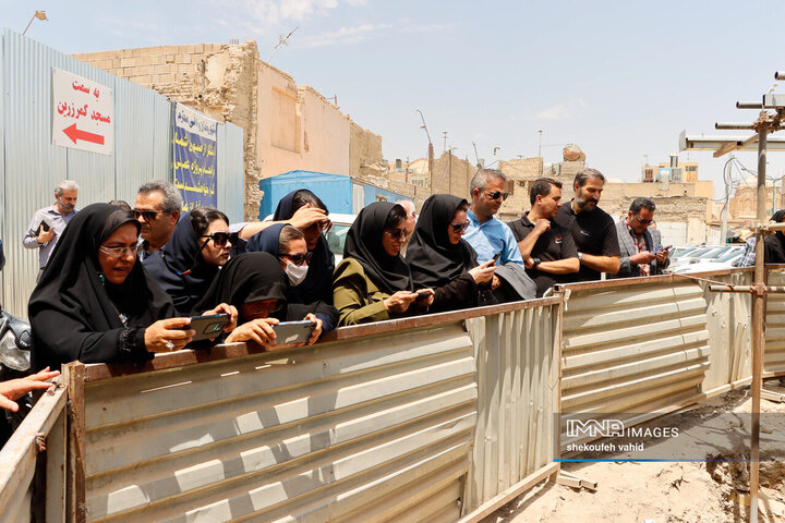 بازدید اصحاب رسانه از پروژه کمرزرین