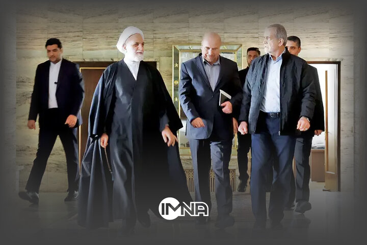 لحظه تجاوز اسرائیل به جلسه سران قوا