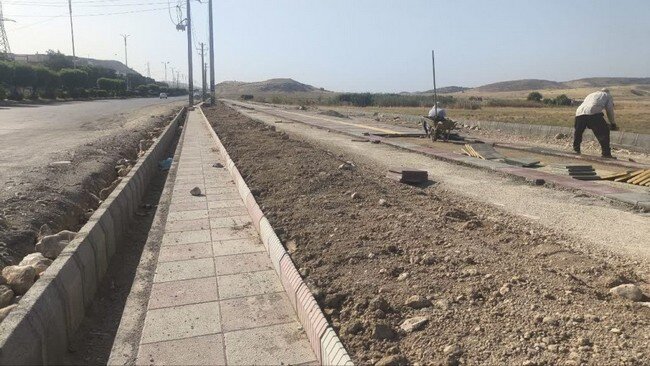 پیشرفت ۷۰ درصدی پروژه‌های پیاده‌راه‌سازی در شهر دوگنبدان