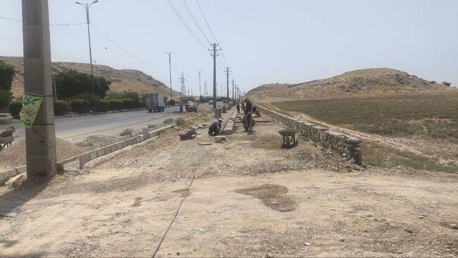 پیشرفت ۷۰ درصدی پروژه‌های پیاده‌راه‌سازی در شهر دوگنبدان