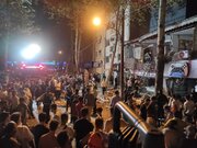 انفجار گاز در ساختمان تجاری در رشت ۱۸ مصدوم بر جا گذاشت + فیلم