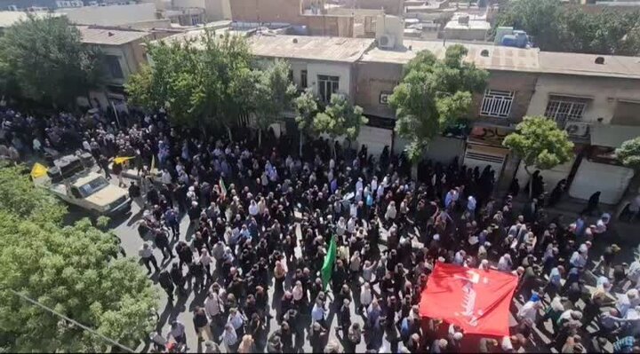 حضور گسترده شیرازی‌ها در بدرقه پیکر سردار غیب‌پرور