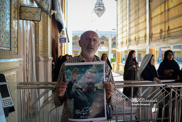 مراسم تشییع سردار شهید غلام‌حسین غیب پرور