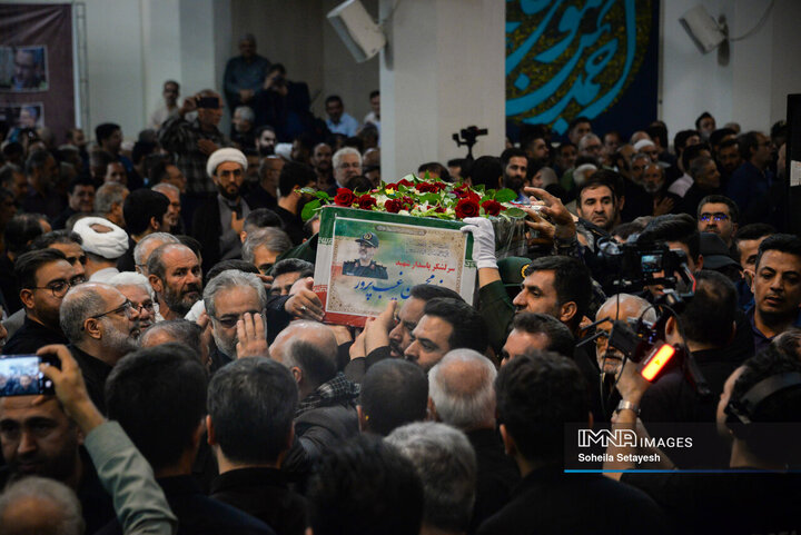 مراسم تشییع سردار شهید غلام‌حسین غیب پرور