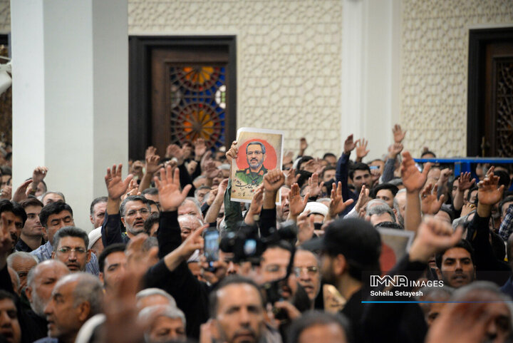 مراسم تشییع سردار شهید غلام‌حسین غیب پرور