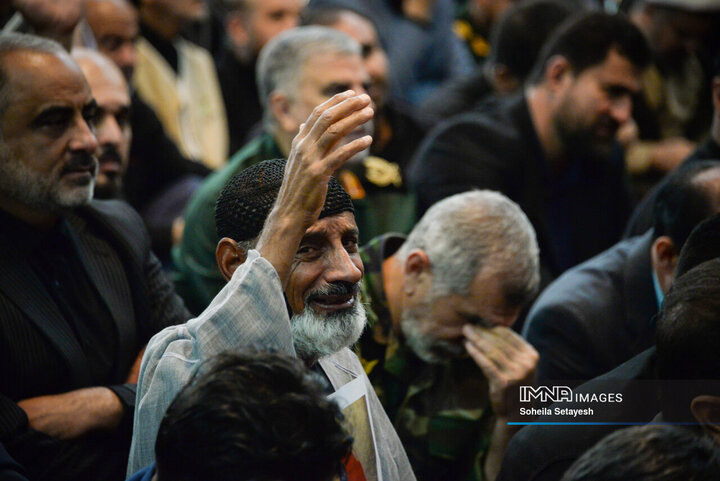 مراسم تشییع سردار شهید غلام‌حسین غیب پرور